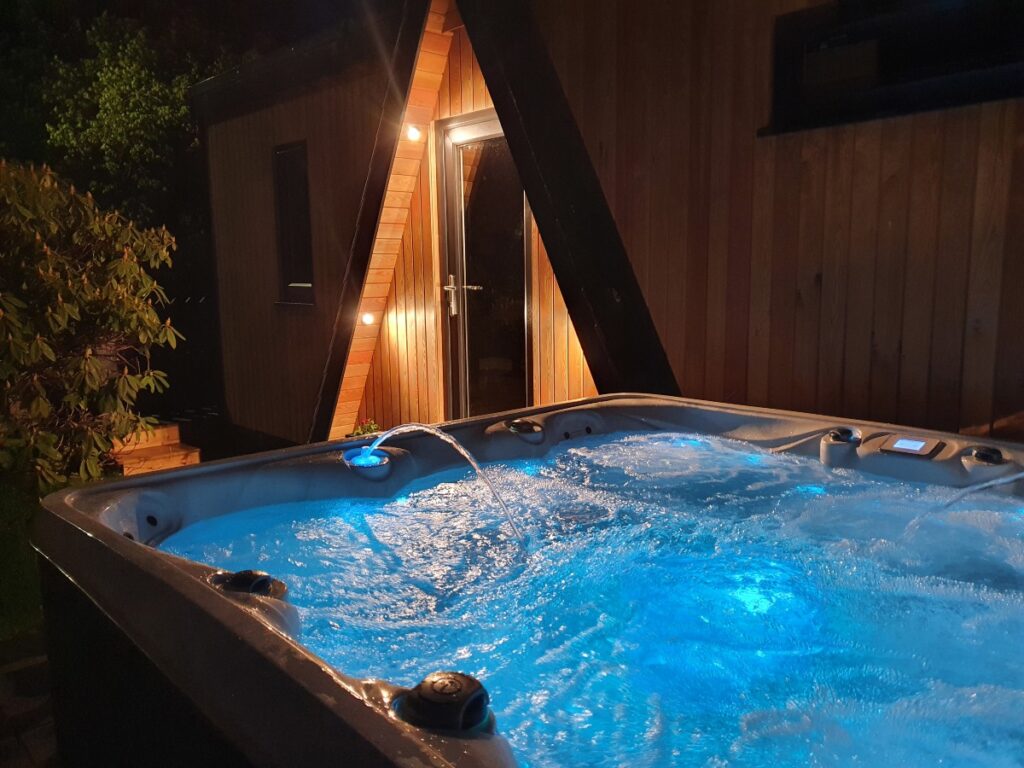 Hot Tub in garden